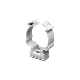 [GW-50-630] Soporte de collar (Abrazadera), PVC Auto-extinguible, cerrado para tubería de 40 mm | GW-50-630