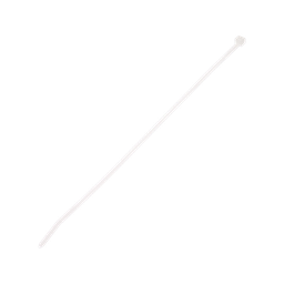 [PLT3I-C] Cincho de Nylon 6.6, Color Natural, 290 mm largo x 3.7mm ancho, sección transversal intermedia, Paquete de 100 piezas | PLT3I-C