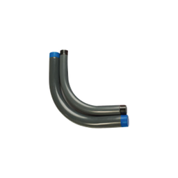 [CAL-25-PC] Codo Conduit Rígido de Aluminio de 1" (25.4 mm) / Recubierto de PVC / Interior de Uretano. | CAL-25-PC