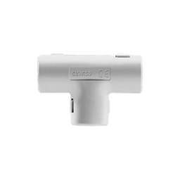 [DX-40-225] Unión en "T" para tubería rígida, recomendado para cable eléctrico, PVC Auto-extinguible, de 25 mm | DX-40-225