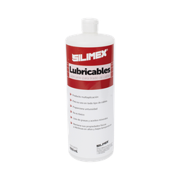 [LUBRICABLES-1LT] Lubricante Dieléctrico de Alta Eficiencia para Jalado de Cables Sin Daños / No es Tóxico y Compatible con Todo Tipo de Cable / Deslizamiento de Cables Seguro, Sin Fricción y Sin Riesgos / Presentación de 1 Litro | LUBRICABLES-1LT