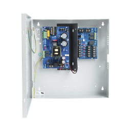 [AL-600-ULM] Fuente de Poder con Respaldo, 12 o 24 Vcc, 6 A, 72 W, 5 Salidas, Entrada 115 Vca, Para Control de Acceso y CCTV | AL-600-ULM