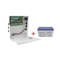 [PLK12DC20ABK/K] Kit / Fuente con 18 salidas / 20 Amperes totales / Ajuste de voltaje de 11-15 V / 20 A modelo PLK12DC20ABK / + Batería incluída LK712 | PLK12DC20ABK/K