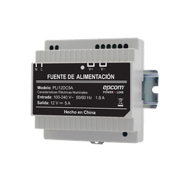 [PLI-12-DC-5A] Fuente Industrial Epcom Power Line 12 Vcc 5Amperes | PLI-12-DC-5A