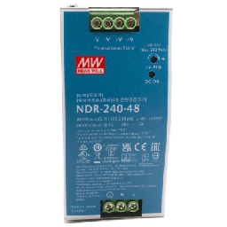 [303703681] Fuente de Poder Industrial / 240 Watts / Salida 48 VCD / 5 Amp / Montaje Riel Din | 303703681