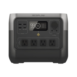 [EFR620] EcoFlow River 2 Pro | Estación de Energía Portátil 768Wh Litio LFP / 4 AC 800W (Max. 1600W) / 1 USB-C 100W / 3 USB -A 12W / Cargador de Coche 10A, 126W Max. / Conectividad WiFi y Bluetooth (App) / Carga Solar 220W Max. | EFR620