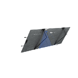 [EFFOLD160LW] Módulo Solar Bifacial, Portátil y Flexible de 160W Recomendado para Estaciones Portátiles EcoFlow / Ajuste de Ángulo / Carga Eficiente / Incluye Cable XT60 a MC4 | EFFOLD160LW