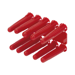 [TP-2X] Taquete de 1/4  plástico paquete de 100 piezas para fijar objetos con tornillo en muros y techos de concreto o superficies sólidas, compatible con tornillo TH10X de 10 x 1 1/2"  (1103-03100) | TP-2X