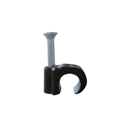 [TC-710-RC] Grapa reforzada para cable redondo de 7mm color negro (100pzs) (3103-00300) | TC-710-RC