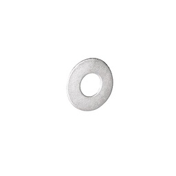 [CH-ARD-PL-6] Arandela plana galvanizada de 1/4", acabado Electro Zinc | CH-ARD-PL-6