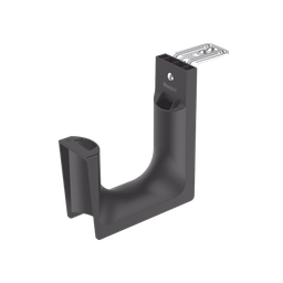 [JP4CMB-X20] Sujetador STRONGHOLD tipo J (J-Hook), Con Soporte para Montaje en Techo, Para 180 Cables Cat6, Nylon 6.6, Color Negro, 10 piezas | JP4CMB-X20