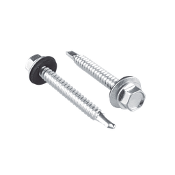 [SYS-PHR-1434] Tornillo -Pija cabeza hexagonal con rondana y punta de broca #14 x 3/4", 100 piezas. | SYS-PHR-1434