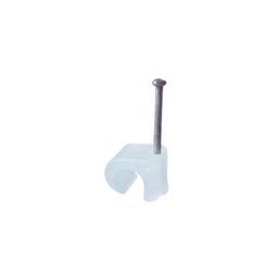 [TC-710] Grapa para cable redondo de 7mm color transparente (100pzs) (3103-00100) | TC-710