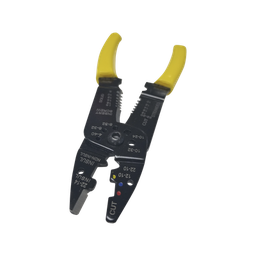 [EP204B] Pinza Cortacables / Pelacables 10 a 22 AWG con Plegador de Conectores. | EP204B