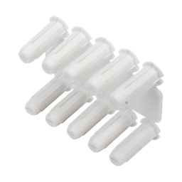 [TP-0] Taquete blanco 3/16" para tornillo 8mm x 3/4" (100pzs) (1101-01100) | TP-0