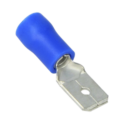 [AE51201] Terminal tipo macho aislada / 16 - 14 AWG / Azúl / Paquete de 25 piezas. | AE51201