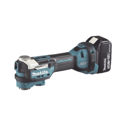 [DTM-52-RTJX1] Multiherramienta Oscilante Inalámbrica de 18V, incluye 2 Baterías  BL1850B de 5.0 A, Cargador DC18RC, Accesorios y Estuche Makpac | DTM-52-RTJX1