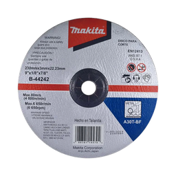 [B-44242] Disco de corte para metal de 9" | B-44242
