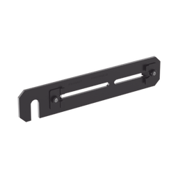 [FR6TRBE12] Soporte de Montaje a Techo, para Canaletas FiberRunner 4X4 o 6x4, Uso con Varilla Roscada de 1/2", Color Negro | FR6TRBE12