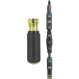 [32528HD] Destornillador / Llave de Tuercas 10 en 1 KNECT™ con Clasificación de Impacto / Compatible con Herramientas Eléctricas / Puntas Intercambiables / Portabrocas KNECT™ de 12 Puntos / Barra de Acero / Torque de 150 in-lb | 32528HD