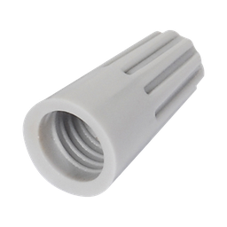 [AE00010] Capuchón roscable / 18 AWG / Gris / Paquete de 25 piezas. | AE00010