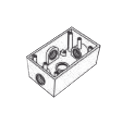[RR-2747] Caja Condulet FS de 1" (25.4 mm) con cuatro bocas a prueba de intemperie. | RR-2747