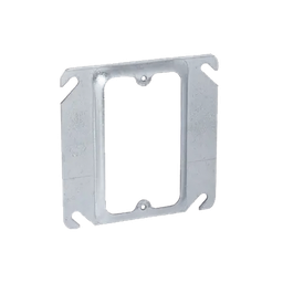 [HUB-771] Sobretapa Cuadrada de 4" de Acero Galvanizado con realce de 1/4". | HUB-771