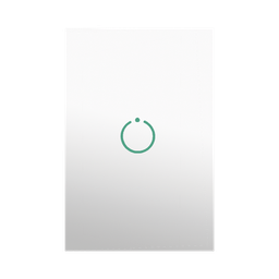 [MHS511SL] (ZWAVE) Interruptor On/Off panel táctil touch inalámbrico Zwave Plus 1 boton. No requiere cable neutro, Compatible con Hubitat HC8, Álula  M2M, otros | MHS511SL