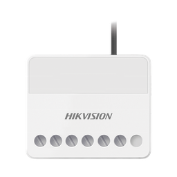 [DS-PM1-O1L-WB] (AX PRO) Relevador Inalámbrico / 1 Entrada de Alarma 24/7 / 1 Salida de Relevador 0 a 36 Vcc (Max. 5 A) | DS-PM1-O1L-WB