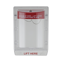 [STI-1100] Cubierta Protectora de Policarbonato Serie Stopper IIÆ, Con Bocina, Sin Espaciador, Montaje Empotrado, Etiqueta en Inglés | STI-1100