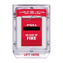 [STI-1200] Cubierta Protectora Serie Stopper IIÆ De Policarbonato Super Resistente, Montaje Empotrado, Texto En Inglés, Sin Bocina | STI-1200