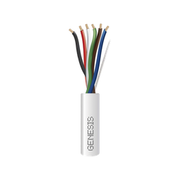 [2106-1101/1000] Bobina de 305 Metros (1000 Pies) / Cable de Cobre / 6 x 22 AWG / Riser / Tipo CMR-CL3R / Para Aplicaciones de Control de Acceso / Alarmas de Intrusión / Automatización / Interfonos y TV Porteros | 2106-1101/1000