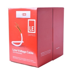 [SF-22-04-LE] Bobina de 305 Metros (1000 Pies) / Cable de CCA / 4 x 22 AWG / Tipo Aluminio Revestido de Cobre / Aplicaciones en Alarmas de Intrusión / Automatización | SF-22-04-LE