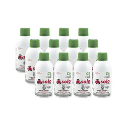 [SOLOC6-BP] Paquete De 12 Latas De Gas Genuino De Monóxido De Carbono CO De Uso Manual o Dispensadores SOLO-330/SOLO-332 | SOLOC6-BP