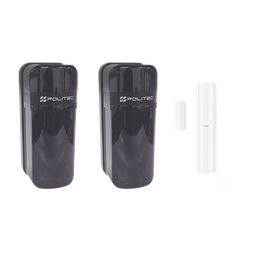[ALESWS-HK] Detector Fotoeléctrico (A baterías) / 0 Falsas Alarmas / Alcance de 60m de Exterior y  350m en interior / Fácil Alineación / Compatible con panel AXPRO/ Incluye DS-PDMC-EG2-WB(B) | ALESWS-HK
