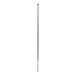 [SYS-POST-4] Poste de Esquina de 1.2m para Cerca Electrificada de Tubo Galvanizado cal. 18 de 1"Diam. Ideal para 5 Aisladores (No incluidos). | SYS-POST-4