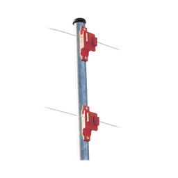[SFPASOR] Aislador de Paso color Rojo reforzado para cercos eléctricos, resistente al clima extremoso | SFPASOR