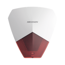 [DS-PS1-R] Sirena Estrobo Cableada Hikvision / Ideal para cualquier Panel de Alarma / Roja / 105 dB / Protección IP54 | DS-PS1-R