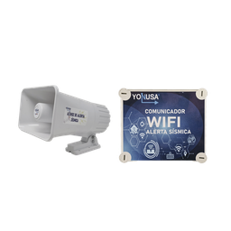 [YKIT-SISMICO-WIFI] KIT de Alertamiento SISMICO con Audio Oficial SASMEX por WIFI | YKIT-SISMICO-WIFI