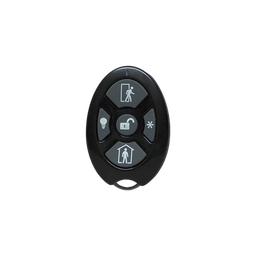 [RE6005] ALULA - Control Remoto de Seguridad Cinco Botones / Compatible con Automatización del Hogar / Encriptación Inalámbrica / Indicador de Batería Baja | RE6005