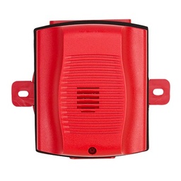 [HR-K] Sirena para Exterior, Montaje en Techo o Pared, 12 a 24 Vcc, Color Rojo | HR-K