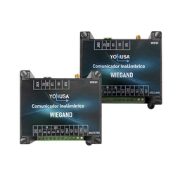[WIE01] Convertidor de lectora para control de acceso (cableado a inalámbrico) / 1 Wiegand / 2 Relevadores / 2 Entradas / Hasta 1.6 KM de distancia | WIE01