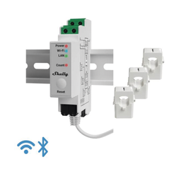 [SHELLYPRO3EM] Medidor Trifásico de Corriente Alterna / WIFI / industrial y residencial / Nube P2P | SHELLYPRO3EM