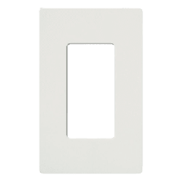 [CW1WH] Tapa Color Blanco para interruptor o dimmer Lutron, 1 gang, limpio y moderno | CW1WH
