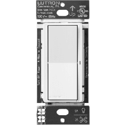 [DVRF5NSWH] (Caseta Wireless) Interruptor Inteligente On/Off, requiere cable neutro. 5A, /120V | DVRF5NSWH