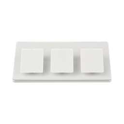 [LPED3WH] Base de mesa para controles PICO, para 3 espacios. | LPED3WH