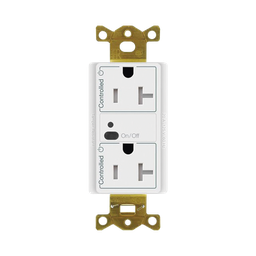 [CAR2S20STRWH] Receptáculo con señal inalámbrica ClearConnect Lutron VIVE / 20 A, control inteligente en 1 conector. | CAR2S20STRWH