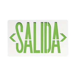 [SF820X] Letrero LED DUAL de SALIDA Universal con alto brillo/uso en pared, lateral o techo/Batería de Respaldo Incluida. | SF820X