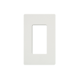 [SC1SW] Tapa Color Blanco Satin para interruptor o dimmer Lutron, 1 gang, limpio y moderno | SC1SW
