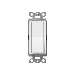 [SC3PSSWL] Interruptor Claro, 3 Hilos, 15A, Color Blanco | SC3PSSWL